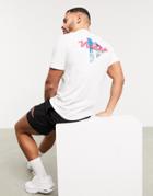 Nicce Miami T-shirt With Back Print In White
