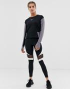 Nike Running Speed Leggings In Black With Cutout