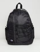 Champion Backpack With Large Script Logo In Black - Black