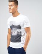 Sisley T-shirt With Graphic Print - White