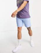 Pull & Bear Jersey Shorts In Light Blue - Part Of A Set-blues