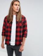 Carhartt Wip Norton Checked Shirt In Regular Fit - Red