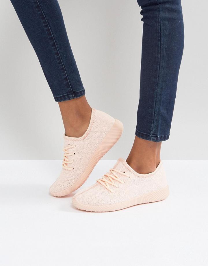 Qupid Runner Sneaker - Pink