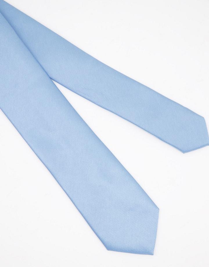 Gianni Feraud Plain Satin Tie-blues