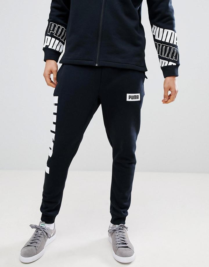 Puma Rebel Joggers In Black 85009201 - Black