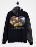 Aape By A Bathing Ape Hip Hop Backprint Hoodie In Black
