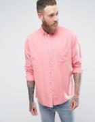 Asos Oversized Oxford In Pink - Pink