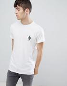New Look T-shirt With Snake Embroidery In White - White