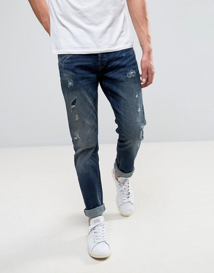Only & Sons Slim Jeans - Navy