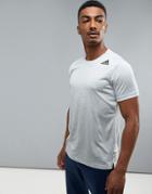 Adidas Training T-shirt In Gradient In White Br4193 - White