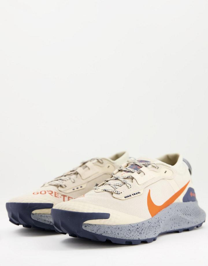 Nike Running Pegasus Trail 3 Gore-tex Sneakers In Stone-brown