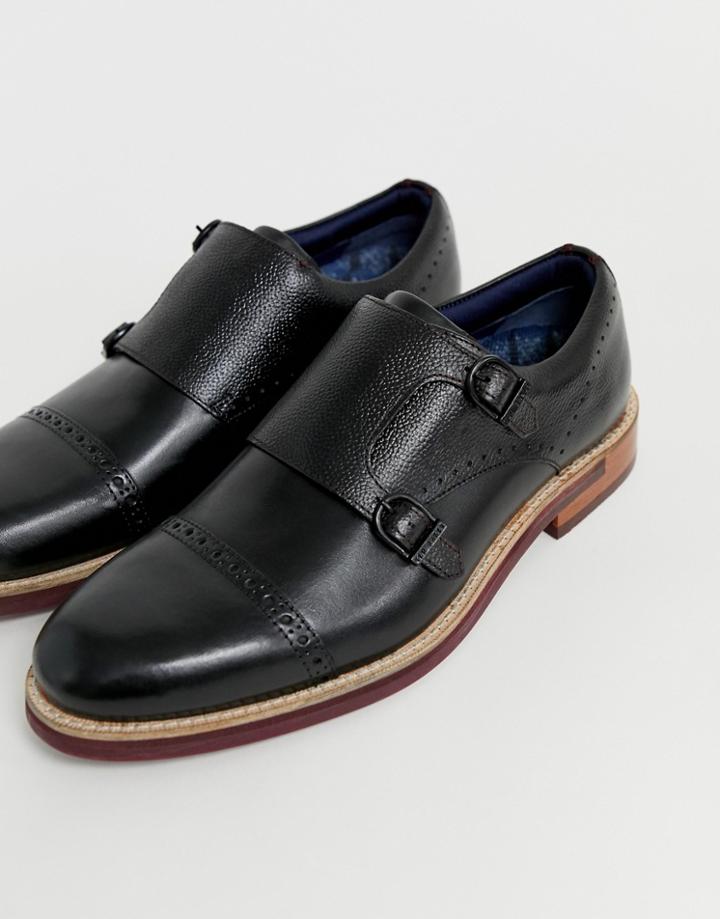 Ted Baker Ramnik Monk Shoe In Black - Black