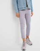 Asos Design Super Skinny Cropped Chinos In Pastel Purple - Purple