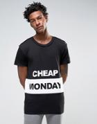 Cheap Monday Standard Block Logo T-shirt - Black