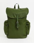 Eastpak Austin Rubberised Backpack 18l In Green - Green