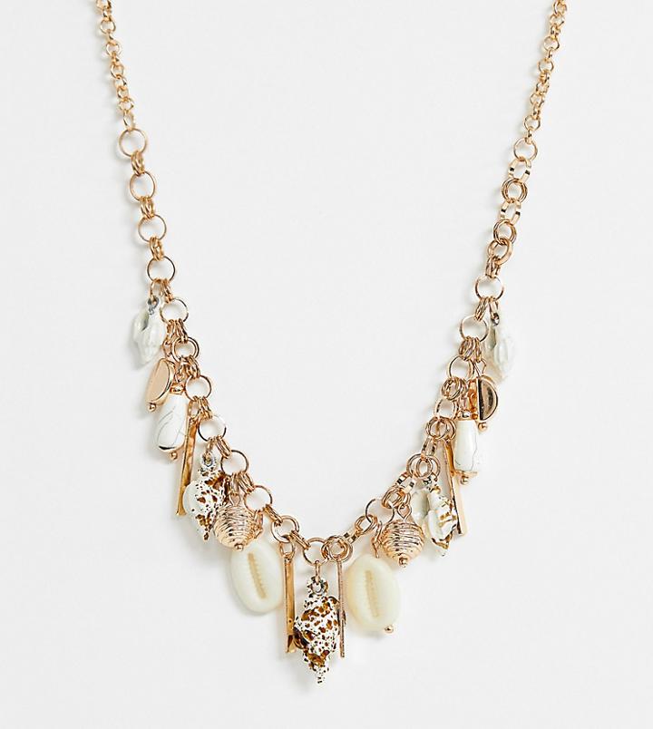 Glamorous Shell Charm Necklace