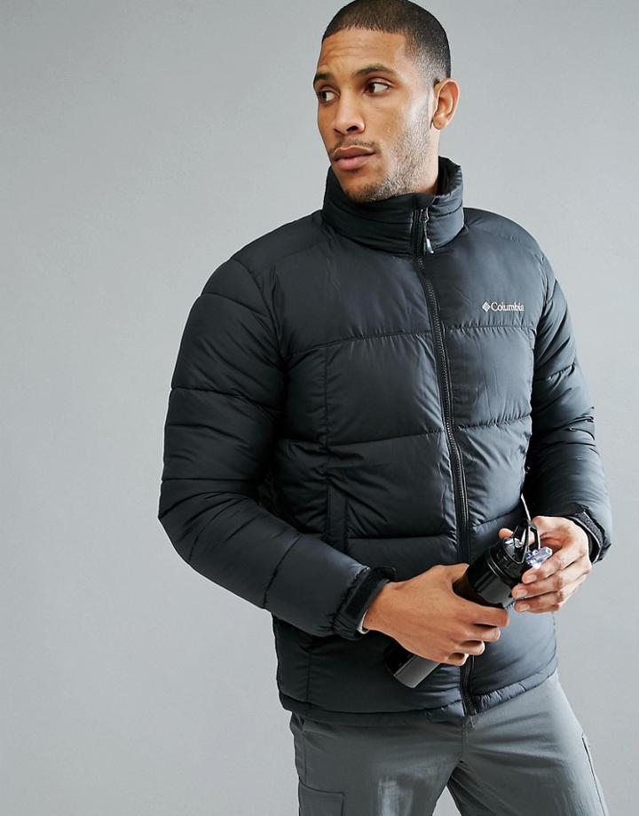 Columbia Pike Lake Puffer Jacket In Black - Black