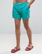 Boss By Hugo Boss Lobster Swim Short In Green - Green