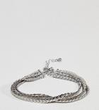 Designb Silver Chain Bracelet Exclusive To Asos - Silver
