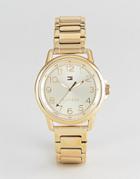 Tommy Hilfiger Casey Watch In Gold - Gold