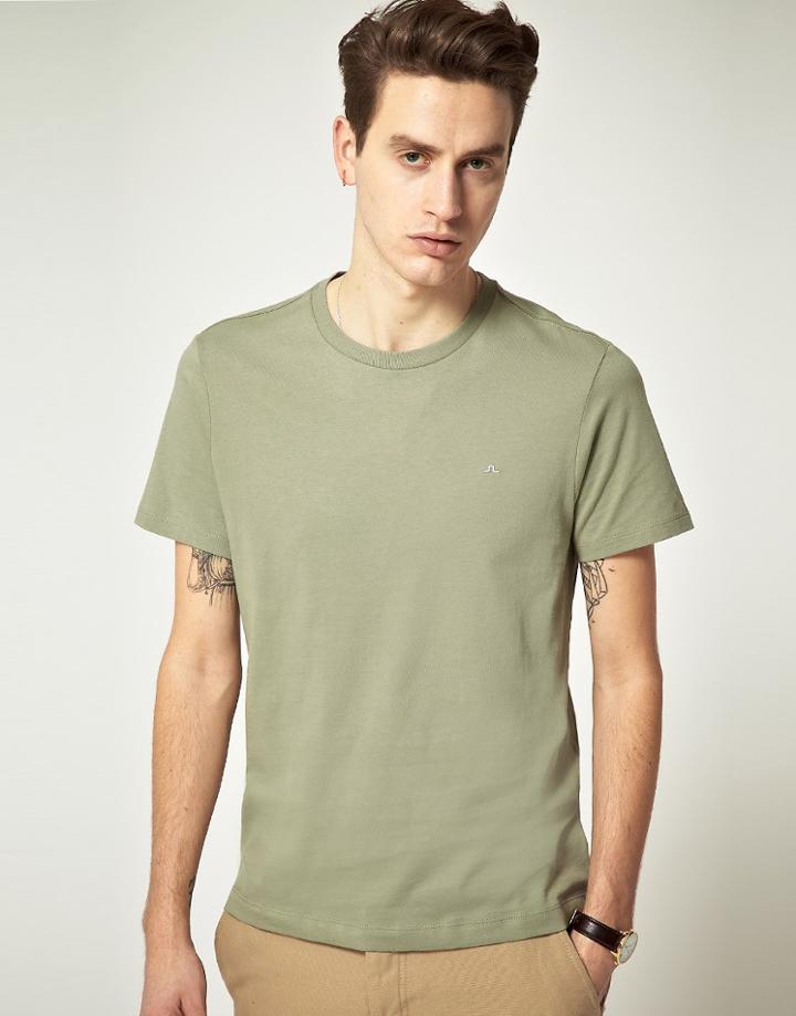 J Lindeberg Silas Crew Neck T-shirt - Green