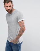 Bellfield Loop Back T-shirt - Gray