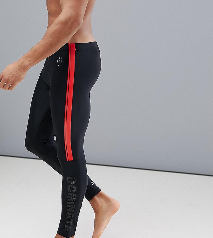 Tribeka Color Block Performance Tight - Black