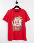 Coca Cola Happy Holidays Vintage Christmas T-shirt In Red