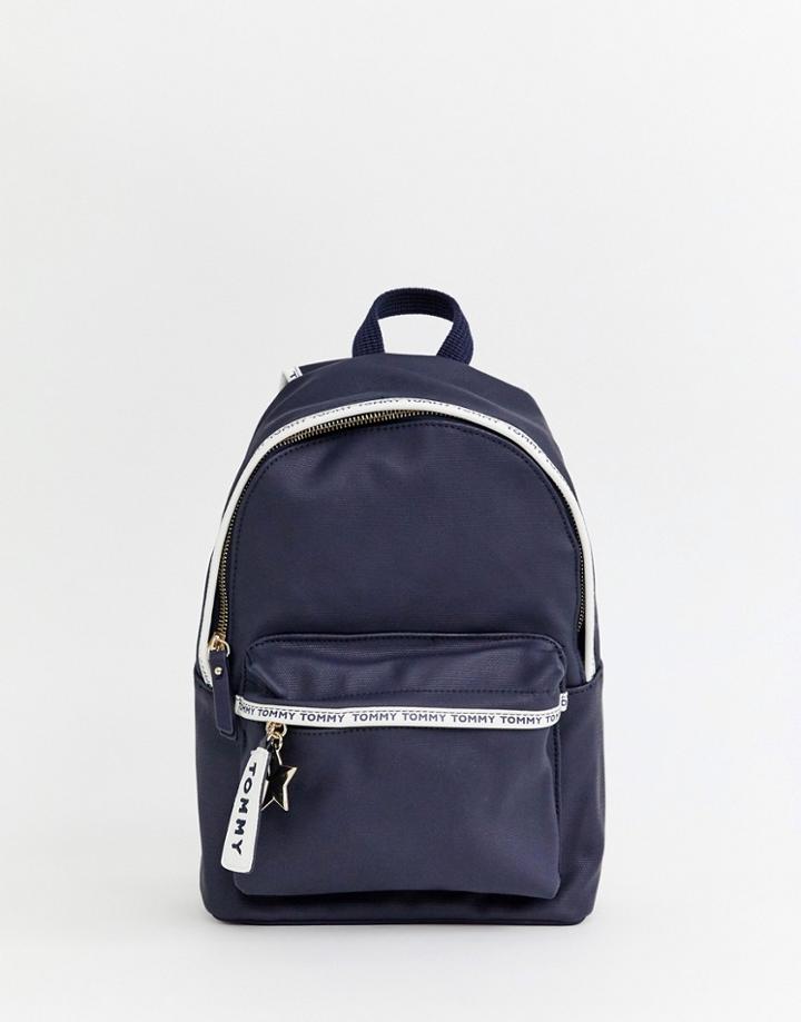 Tommy Hilfiger Mini Logo Tape Backpack - Blue