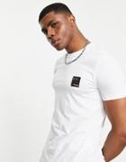 Armani Exchange Patch Logo T-shirt In White