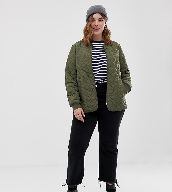 Junarose Quilted Jacket - Green