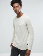 Only & Sons Crew Neck Sweat With Pocket - Beige