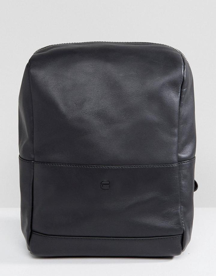 G-star Mozoe Leather Backpack - Black