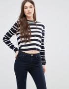 Only Miabella Mix Stripe Sweater - Multi
