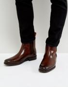 Zign Leather Chelsea Boots - Brown