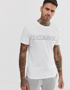 Diesel Logo Lounge T-shirt In White - White