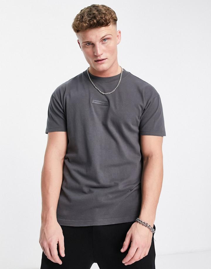 Abercombie & Fitch T-shirt With City Logo In Black