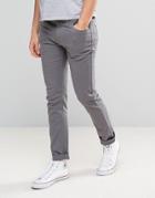 Farah Slim Fit Pants In Mid Gray - Gray