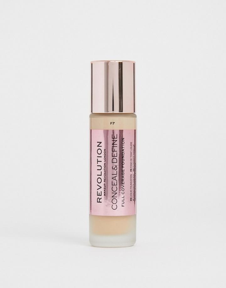 Revolution Conceal & Define Foundation-yellow