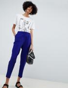 Asos Design Slim Cobalt Pants-blue