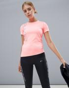 Only Play Run Short Sleeve Tee-pink