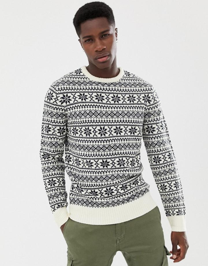 Another Influence Fairisle Knit Sweater