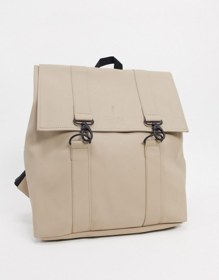 Rains Msn Backpack In Beige-neutral