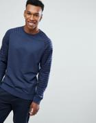 Only & Sons Stripe Sweatshirt - Blue