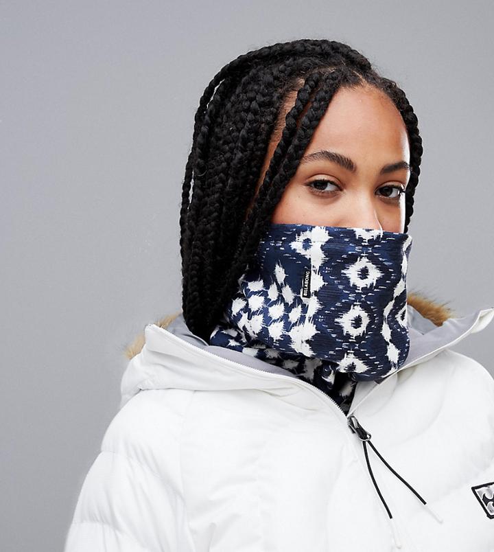 Billabong Ice Cold Neck Warmer In Navy - Navy