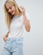 Tommy Jeans Fitted Logo T-shirt - White