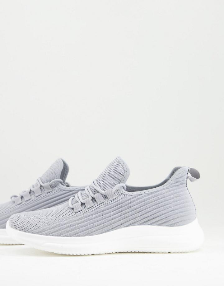 Brave Soul Sneakers In Gray