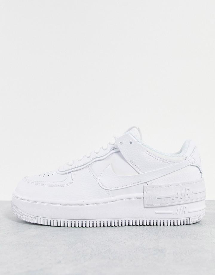 Nike Air Force 1 Shadow Sneakers In White