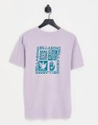 Billabong Synenergy T-shirt In Lilac-purple