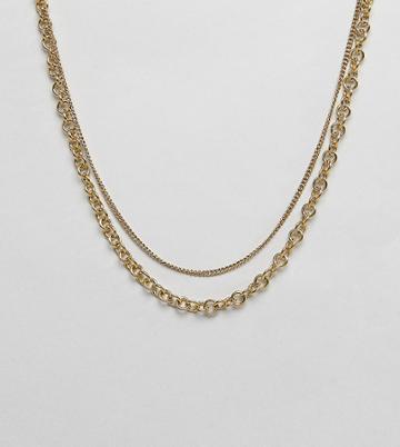 Made Double Chain Gold Necklaces - Gold